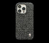 Hand made rich fabric texture mobile cover