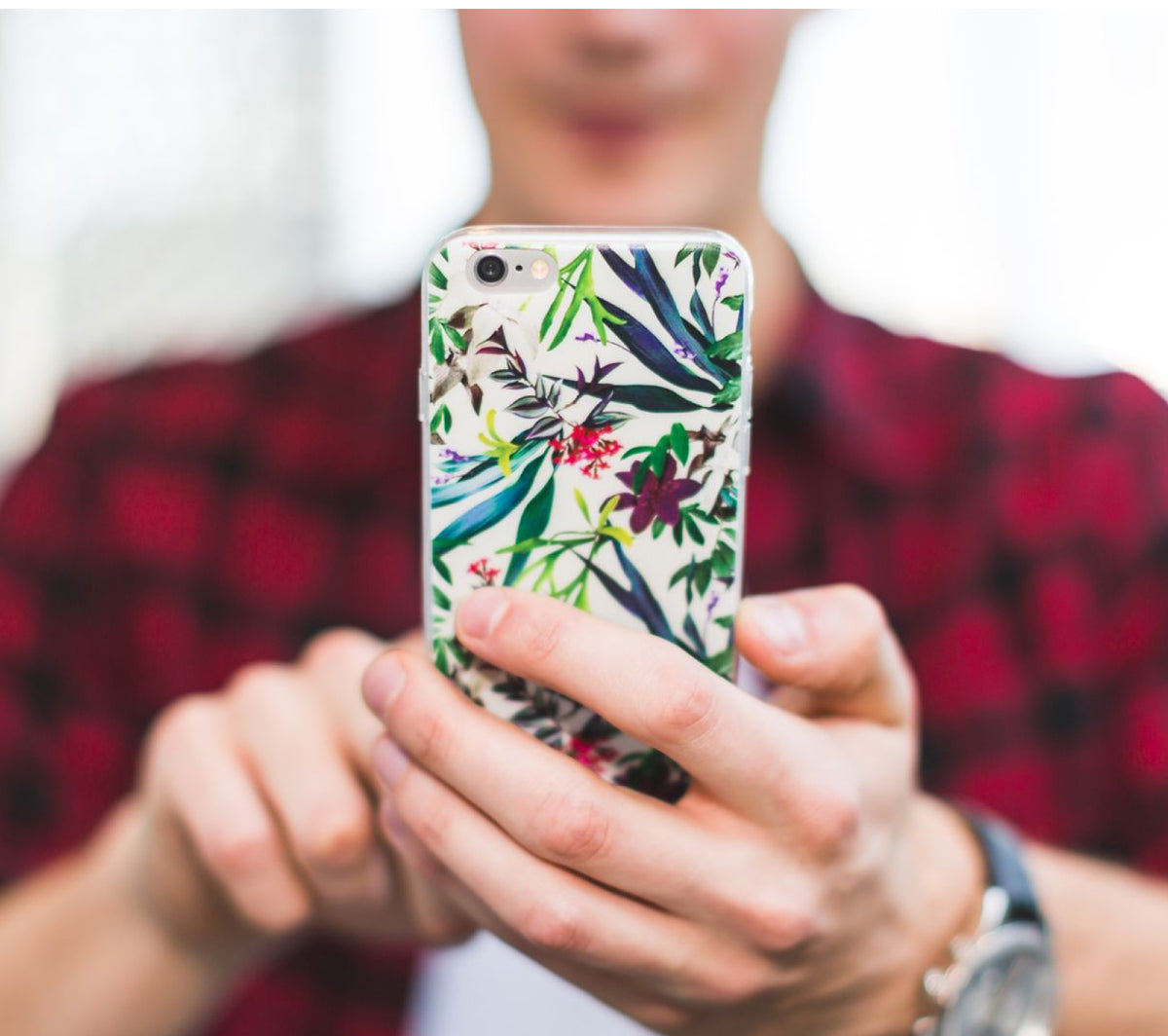 Custom Print Stardust Halo Floral Mobile case