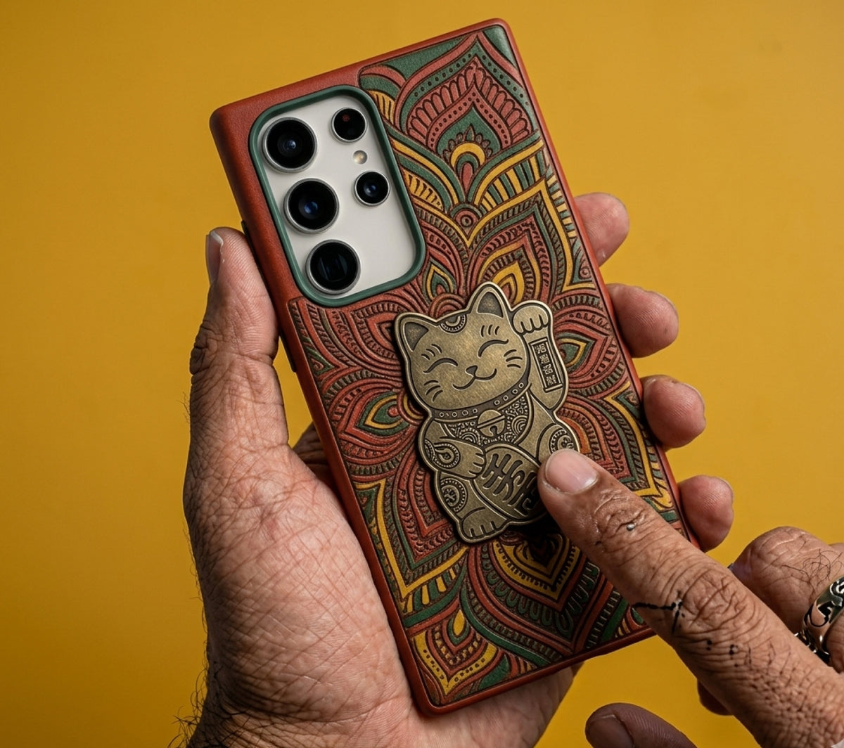 Lucky Fortune Cat Art Case